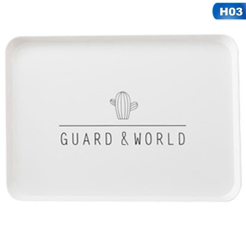 Khay Nhựa Đựng Thức Ăn Đa Năng Tiện Dụng In Họa Tiết Sáng Tạo | BigBuy360 - bigbuy360.vn