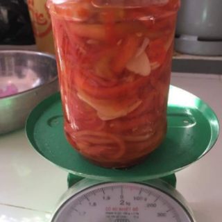 Mắm tép bạc đất trộn đu đủ 600g