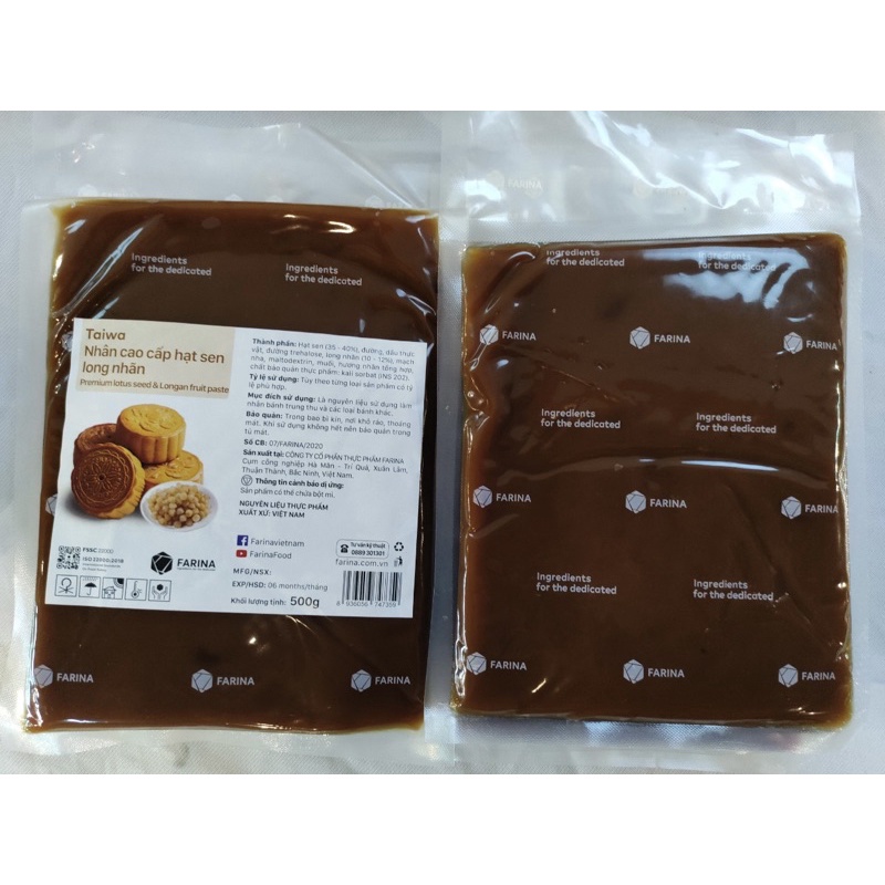 Taiwa- Nhân bánh trung thu cao cấp Farina