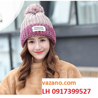 NÓN LEN NỮ MŨ LEN NỮ THỜI TRANG HÀN QUỐC