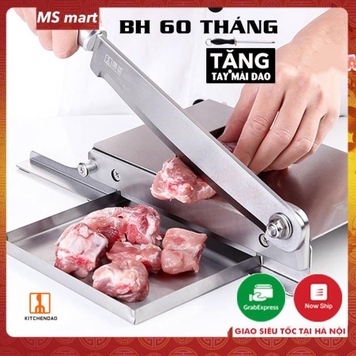 Dao cắt gà, thái thịt, thái rau quả, thái thuốc bắc KD0270- Tặng tay mài dao - MS PLUS