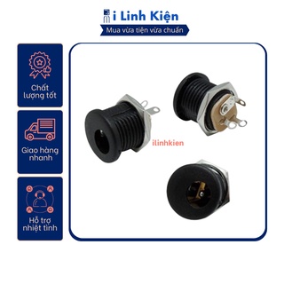 Jack nguồn DC cái 5.5x2.1mm tròn DC-022