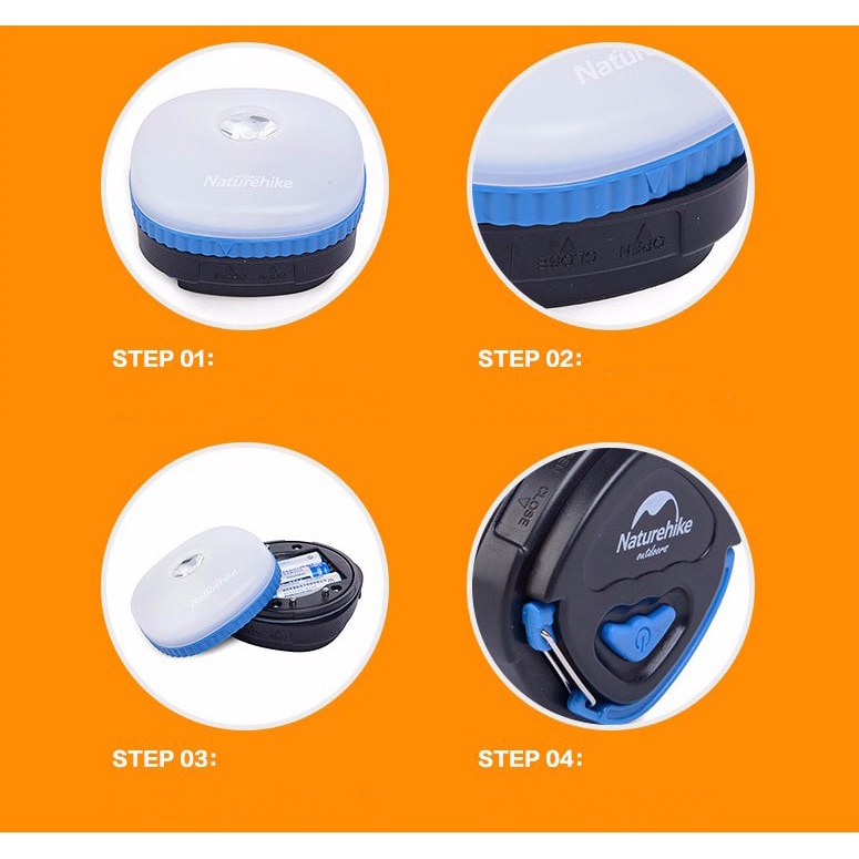 ĐÈN PIN TREO LỀU ĐA NĂNG NATUREHIKE D300 NH16D300-D