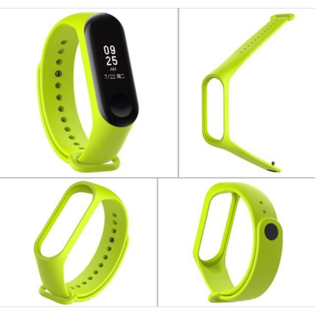 Dây Đeo Cao Su Thay Thế Cho Xiaomi Miband 3/4/5 Chất Lượng Cao