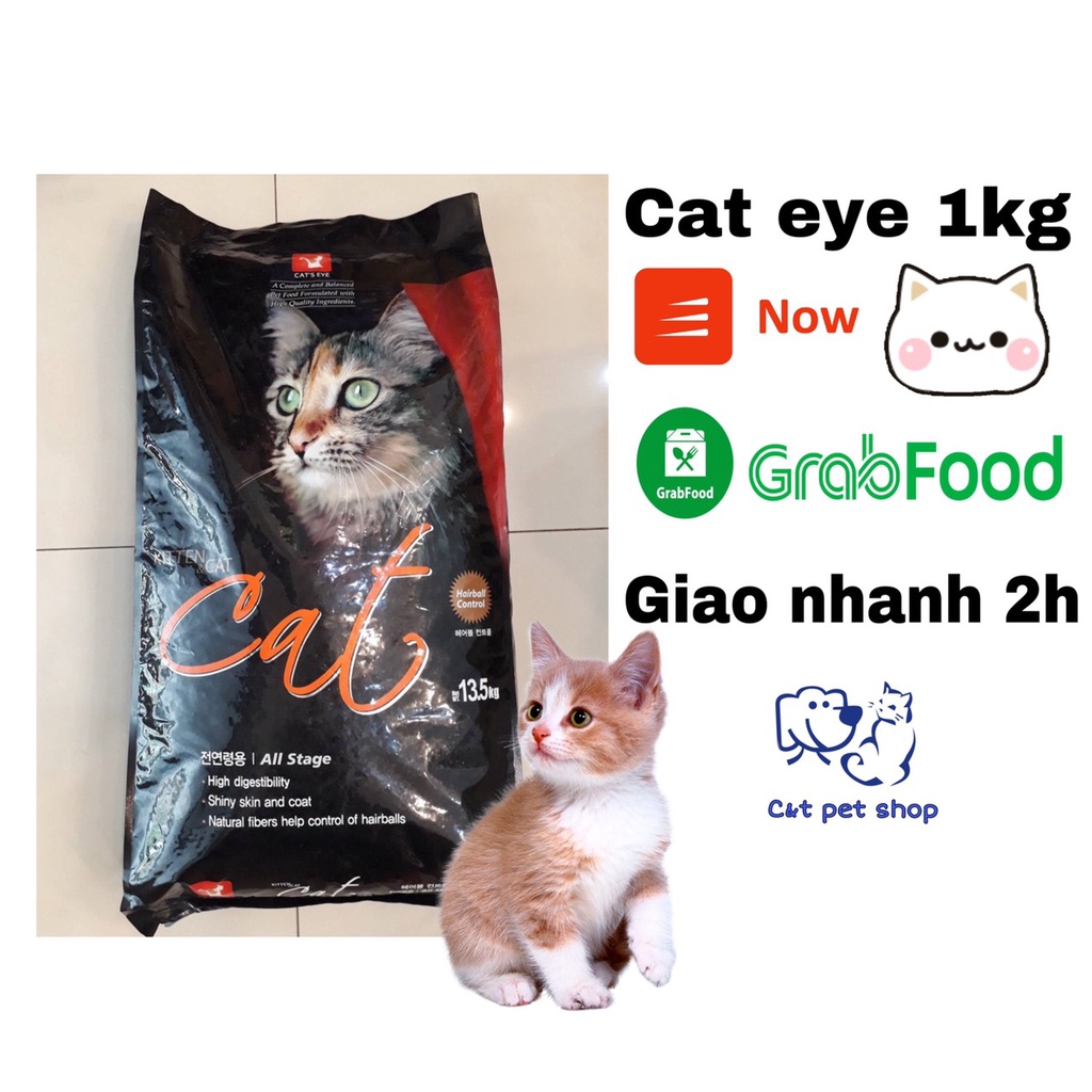 Thức ăn mèo Cat eye, hạt cat's eye giảm búi lông 1kg