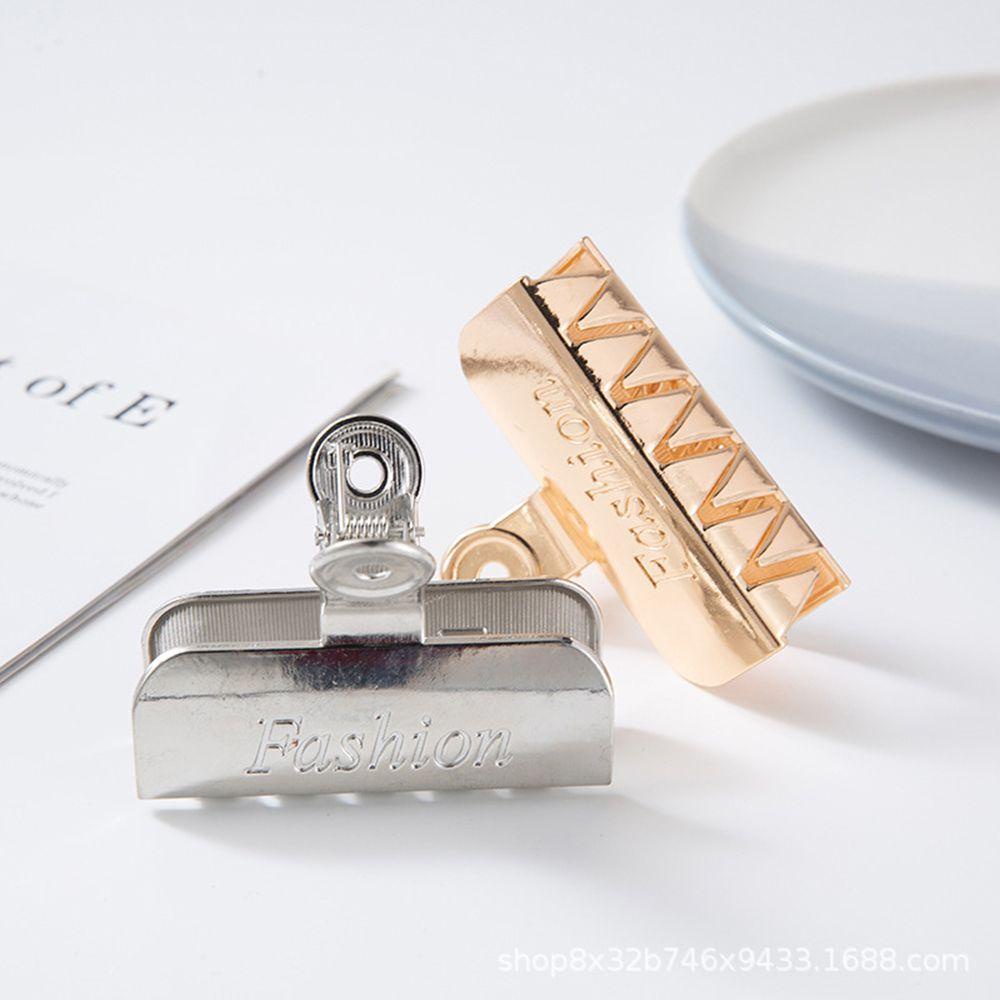 Kẹp Tóc Kim Loại Thiết Kế Đơn Giản Ngọt Ngào Cho Nữ