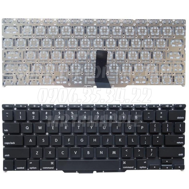 (KEYBOARD) BÀN PHÍM LAPTOP MACBOOK A1370 (UK) dùng cho Air 11&quot; A1370 2011 A1465