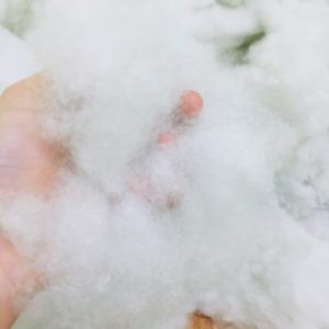 1KG Bông gòn nhân tạo 3 chiều sợi 15D chuyên nhồi gối, thú bông, trang trí giả mây, giả tuyết, decor nhà cửa