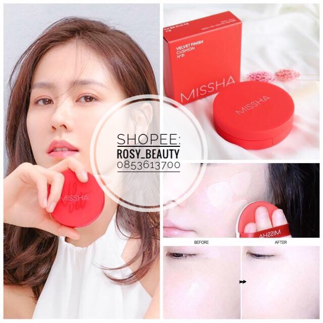 (CHÍNH HÃNG) Phấn nước Missha Velvet Finish Cushion SPF50+ PA+++