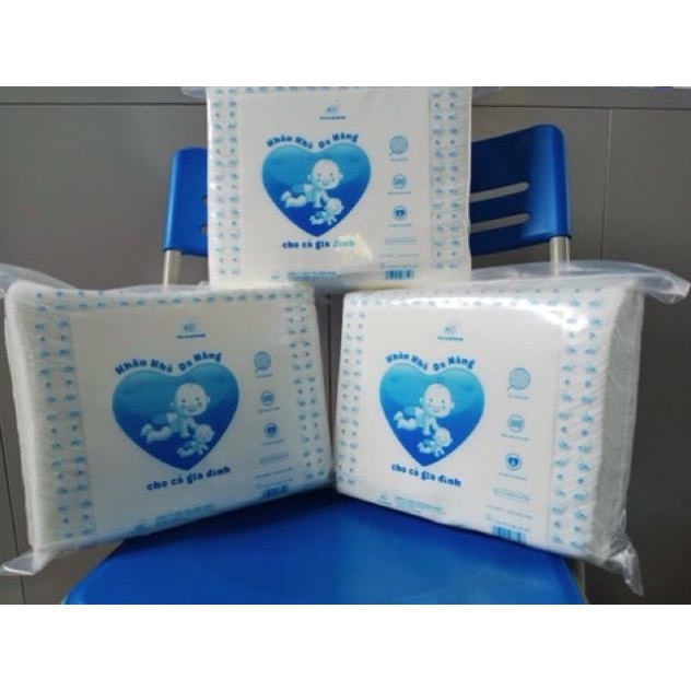 Khăn vải khô Đa Năng AnTo gói 500 gam ( gần 500 tờ)