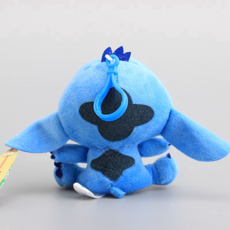 2 Kinds Lilo and Stitch Plush Toy Hanging Key Mini Pendant Chai Hanger Doll