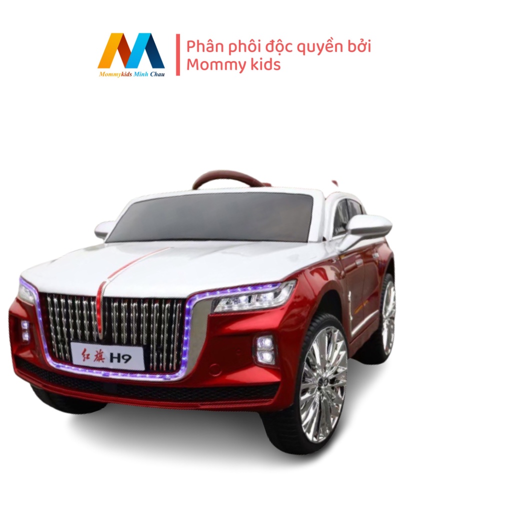 Xe ô tô điện MOMMYKIDS MOMMYKIDS MINH CHÂU cho bé 4 động cơ Hongqi H9, Mayback dành cho trẻ từ 1- 12 tuổi