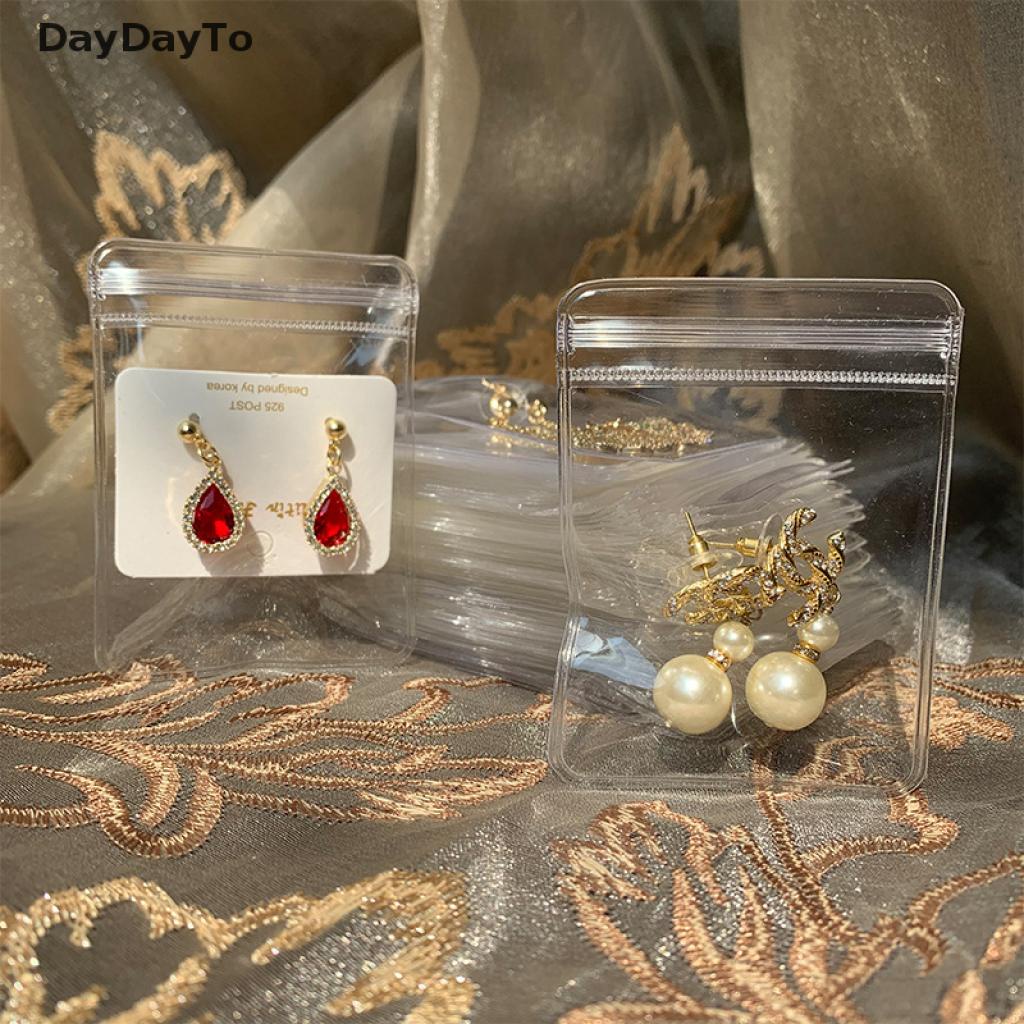 Set 20 Túi Zip Nhựa PVC Trong Suốt 26 Dây Đựng Trang Sức Tiện Dụng