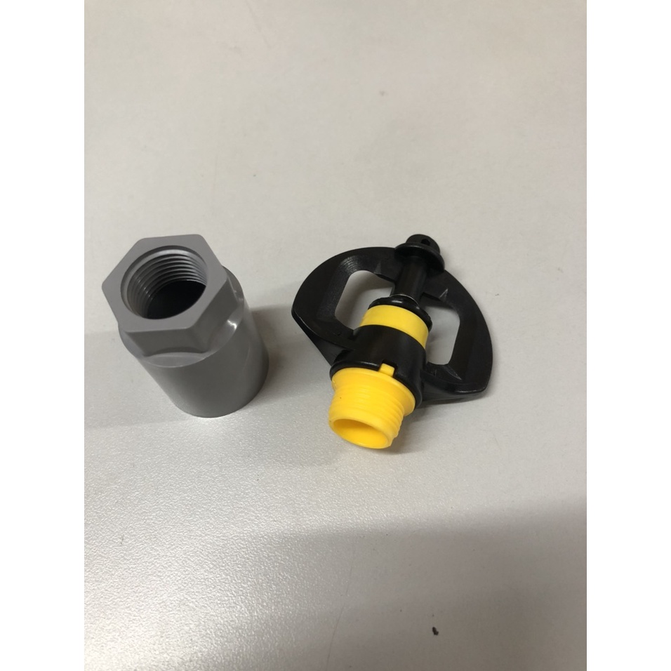Bộ 20 béc tưới cây phun mưa góc quay 360 độ BB909 ren ngoài 17mm mỗi bộ gồm 01 béc bb909 + 01 RT17 1 đầu dán ống 21