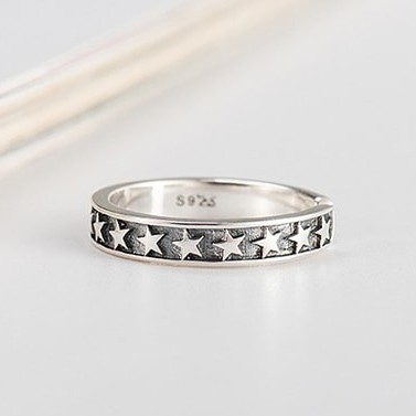 Nhẫn Bạc Nữ S925 Nhiều Hình Ngôi Sao Thời Trang Cho Nữ N1709 - Bảo Ngọc Jewelry