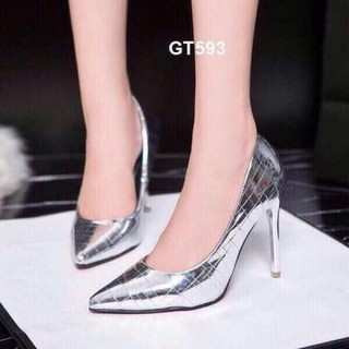 Cao gót búp bê da trầy 7p