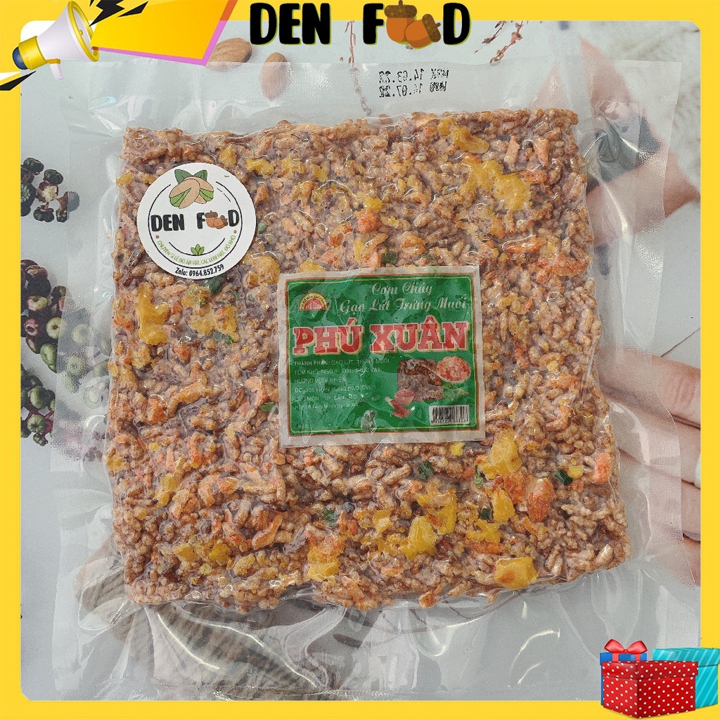 100gr Cơm cháy Gạo Lứt chà bông miếng tròn hút chân không - Cơm cháy Gạo Lứt Rong Biển