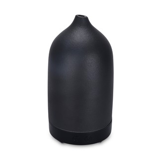 Máy khuếch tán tinh dầu gốm sứ màu đen 100ml, xông thơm phòng