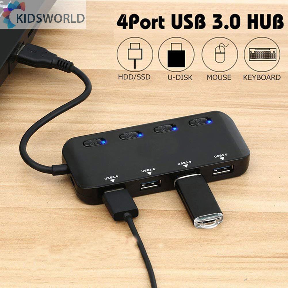 Bộ Chia 4 Cổng USB 3.0 Tốc Độ Cao | BigBuy360 - bigbuy360.vn