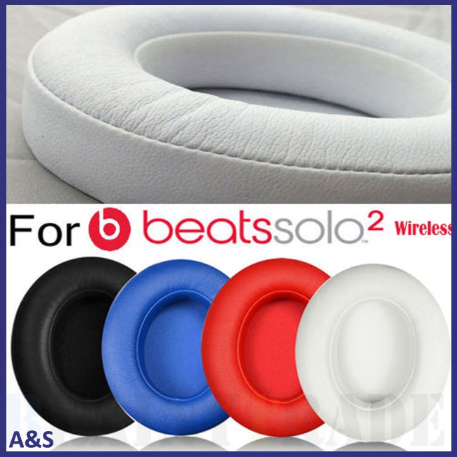 1 Pair Replacement Ear Pads Cushion for Beats Solo 2.0 3.0 Wireless Bluetooth