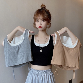 Áo hai dây nữ, áo 2 dây croptop nữ thời trang hàn quốc 2022
