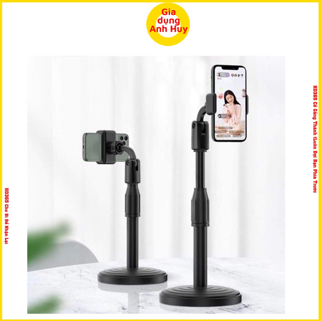 Giá Đỡ Điện Thoại livestream xem video Ổn Định Xoay 360 Độ dùng để Học Online Quay Phim Ghi Hình Đa Năng GDAH  GDDT360