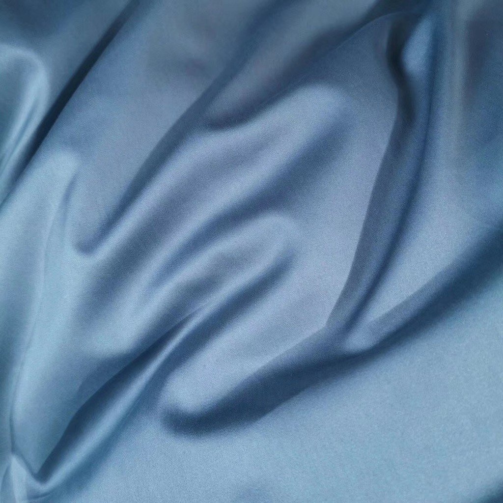 Bộ Chăn Ga Gối Lụa Tencel Sumoi 60s Đơn Sắc Cao Cấp - Xanh nước biển