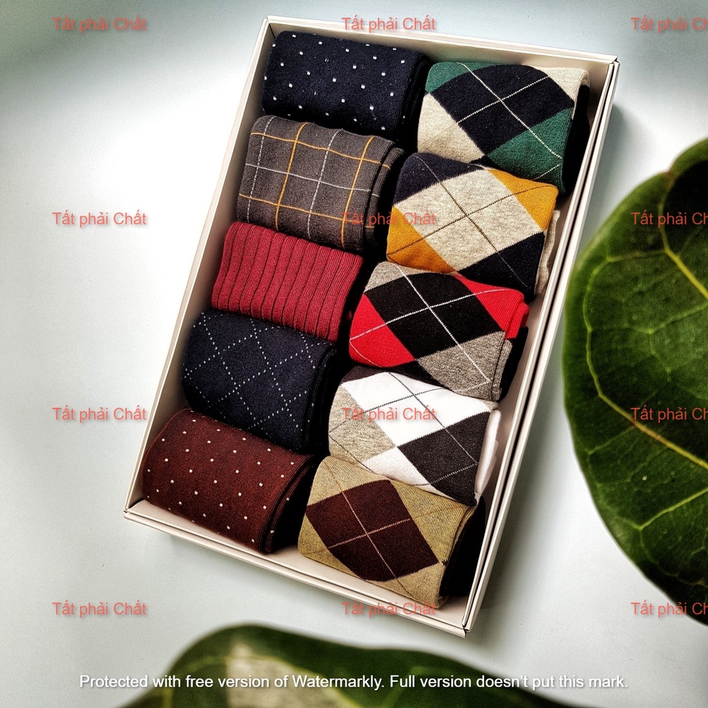 Hộp quà tặng - Tất nam lịch lãm, sang trọng - Hộp 10 đôi - Giao nhanh 2H - Hố Chí Minh