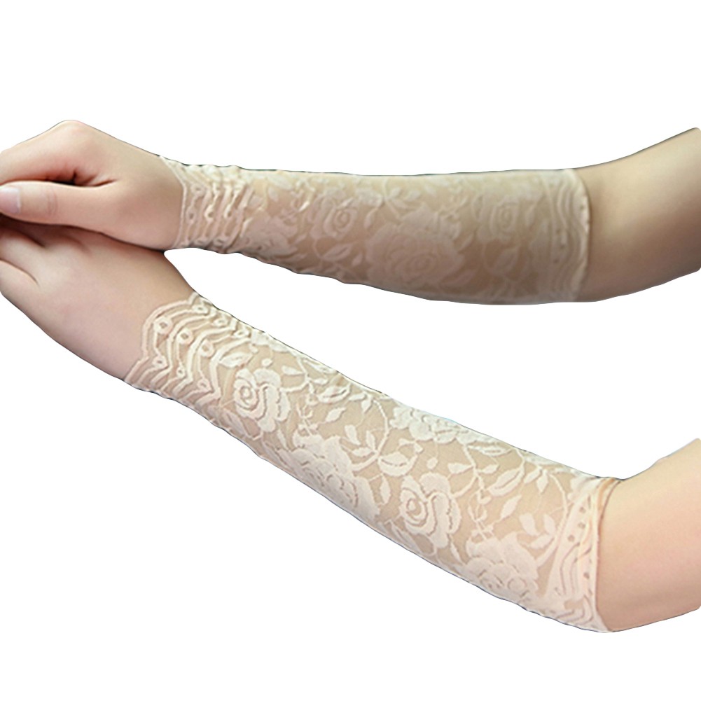 Đôi găng tay ren chống tia UV thời trang cho nữ