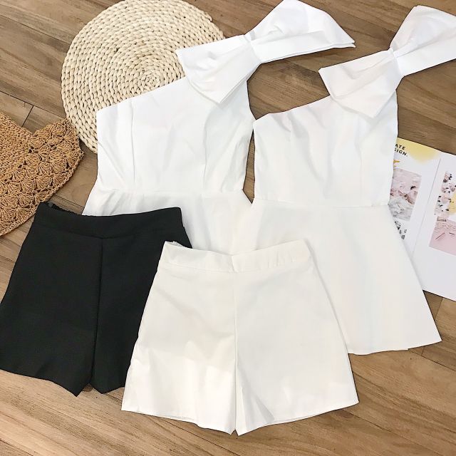 SET ÁO BĂNG NGỰC VAI NƠ KÈM QUẦN SANG CHẢNH LIAM SET | BigBuy360 - bigbuy360.vn