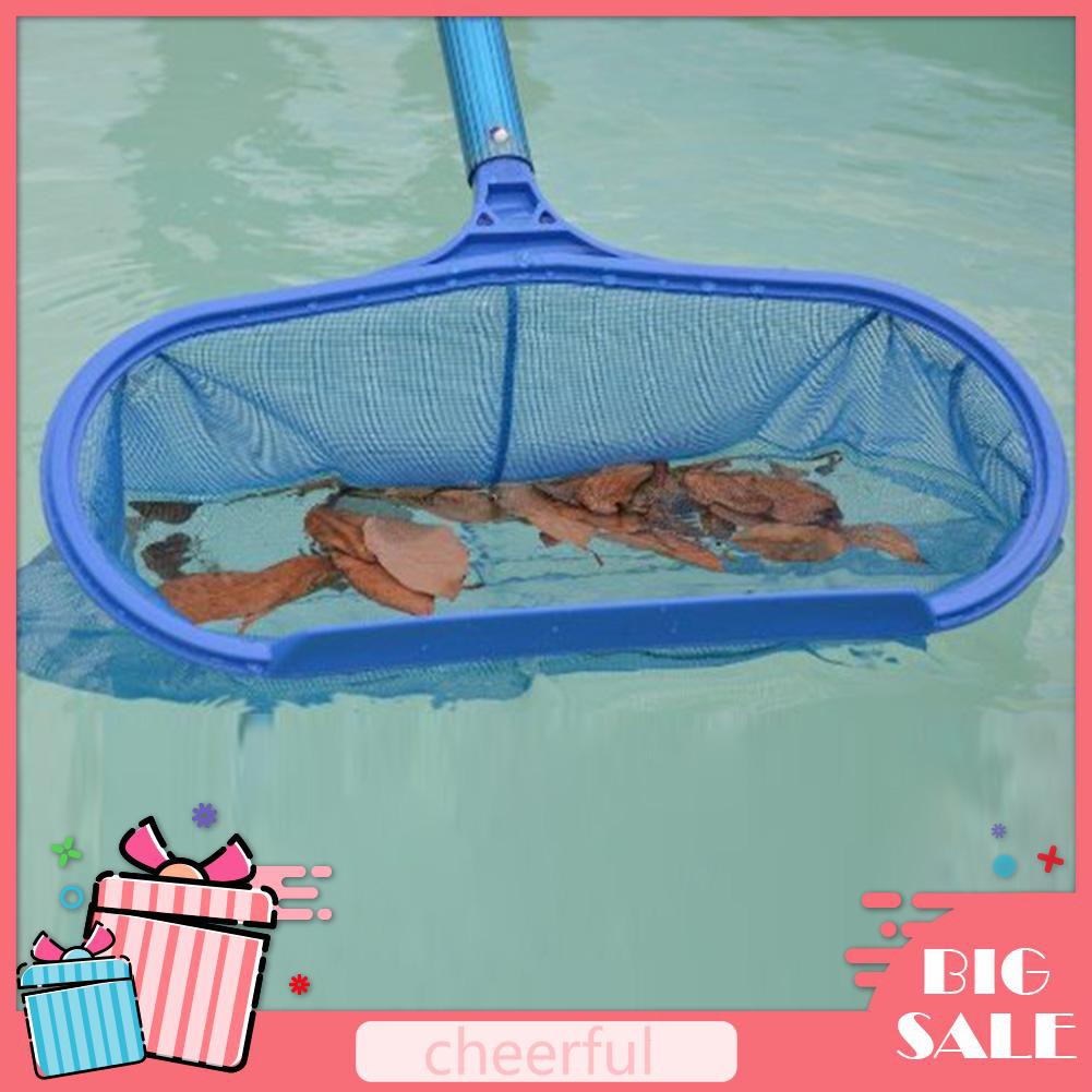 Swimming Pool Skimmer Net Rubbish Cleaning Rake Mesh Leaf Nets Deep Bag