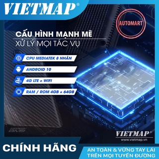 Android box VIETMAP BM9 - dẫn đường S2 - sim 4G