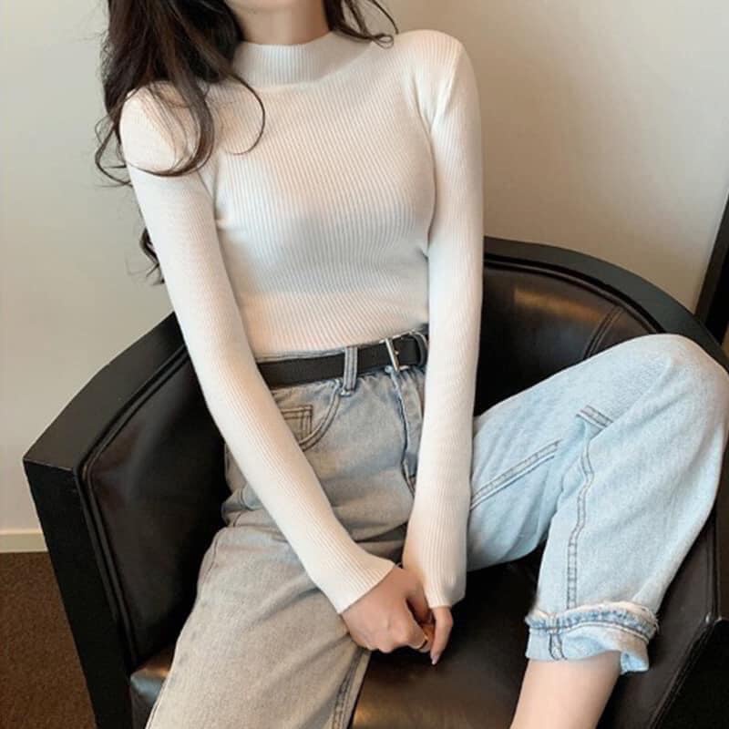 SIÊU PHẨM ÁO LEN TĂM CỔ SIÊU DÀY DẶN