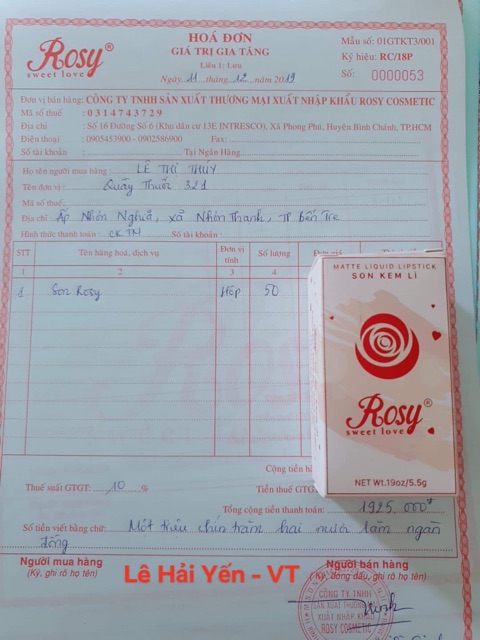 Son Tươi Collagen RoSy - Không Chì, Không Thủy Ngân, Siêu dưỡng môi, Lâu Trôi | BigBuy360 - bigbuy360.vn