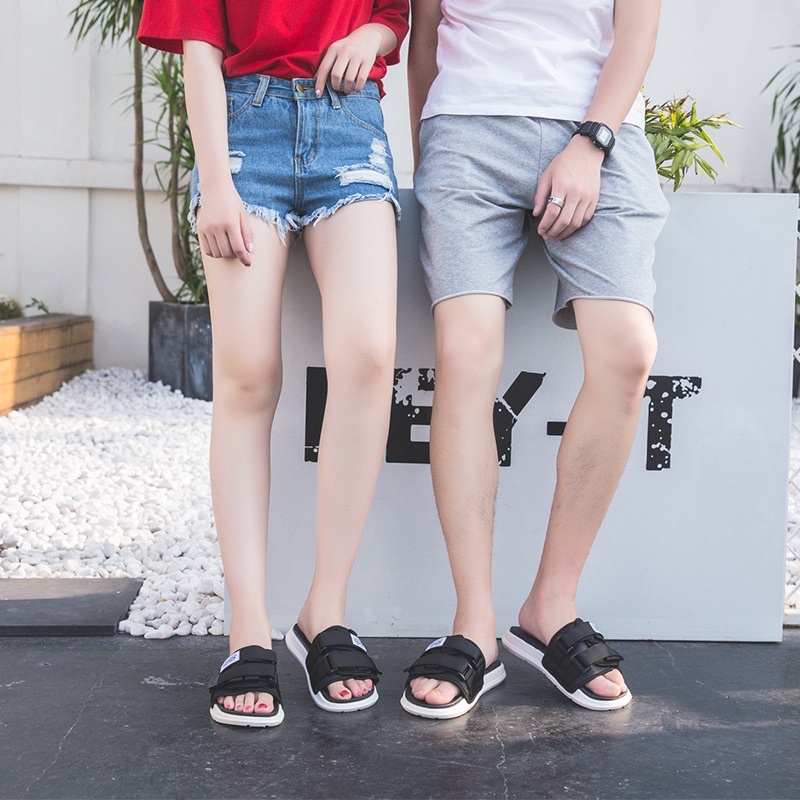 Dép lê nam nữ Unisex 2 quai dán Fashion phong cách trẻ trung hottrend 2021