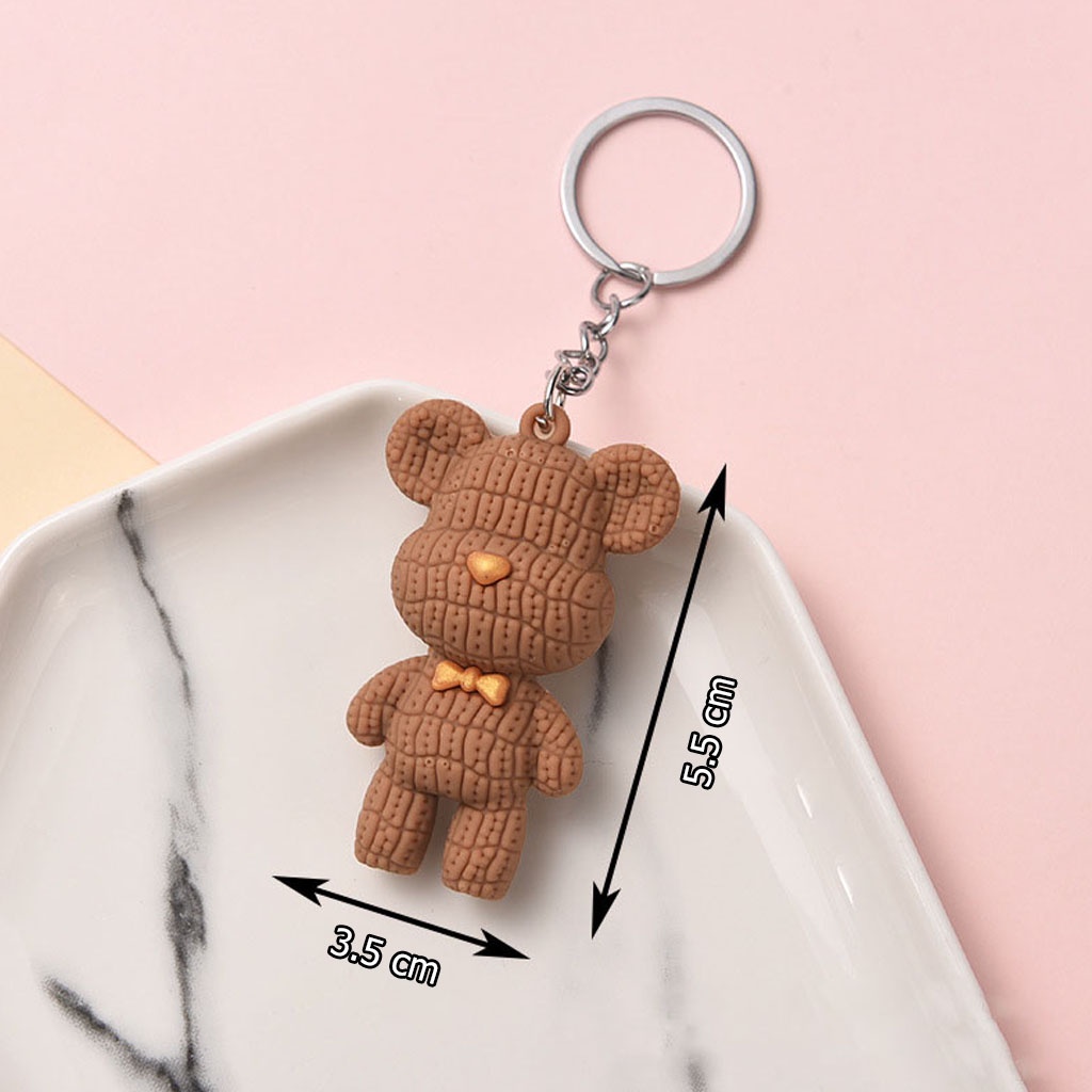 Móc khóa gấu Bear brick xinh MK39