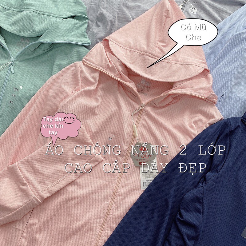 [Mã WASKT304 giảm 15% tối đa 30K đơn 99K] ÁO CHỐNG NẮNG NỮ 2 LỚP VẢI THÔNG HƠI CAO CẤP LOẠI 1 ANN | BigBuy360 - bigbuy360.vn