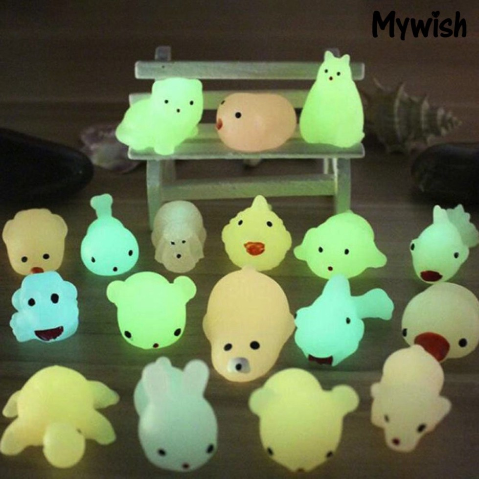 Đồ Chơi Squishy Hình Con Vật Phát Sáng