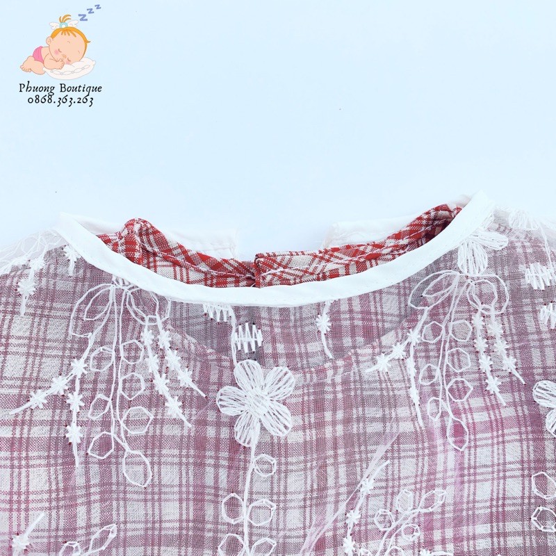 Bộ áo liền quần cho bé ROYALKIDS bodysuit bé gái từ sơ sinh đến 1 tuổi