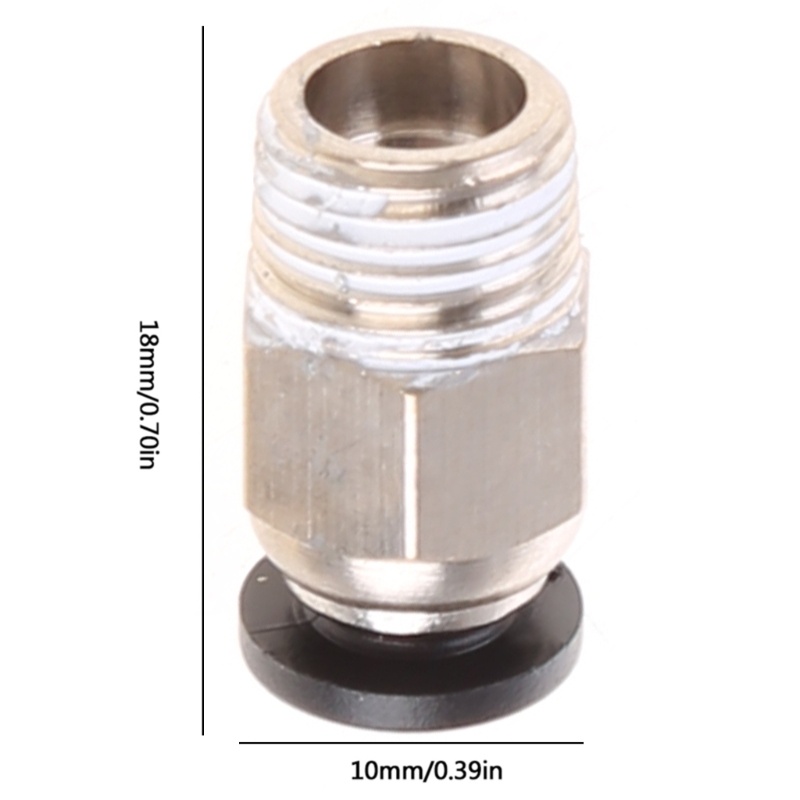 Khớp Nối Nén Khí Bằng Thép Không Gỉ 9.7mm Thay Thế Chuyên Dụng Cho Máy In 3D 1.75mm PLA ABS