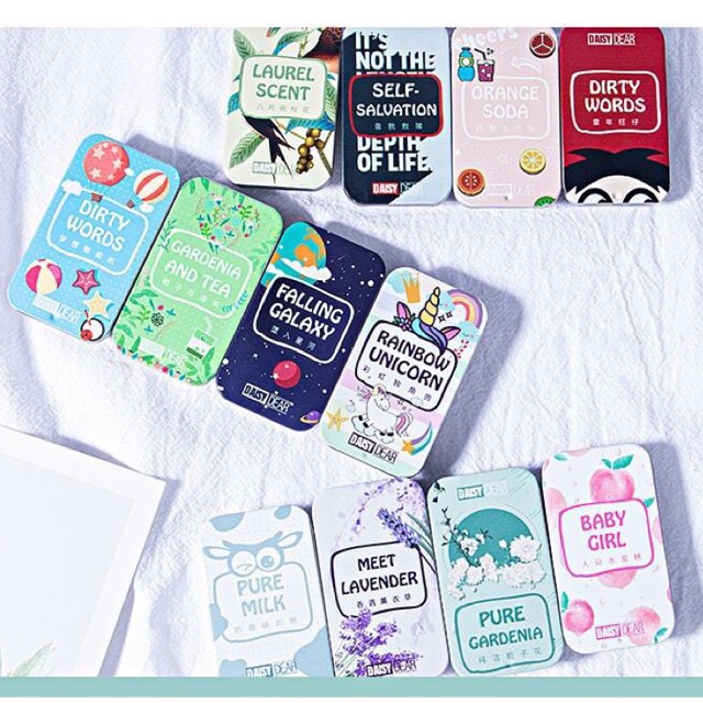 [FreeShip] Nước Hoa Khô Dạng Sáp DAISY DEAR/ SHI MANG Mùi Tự Nhiên Dịu Nhẹ Tươi Mát Sẵn Hàng | Thế Giới Skin Care