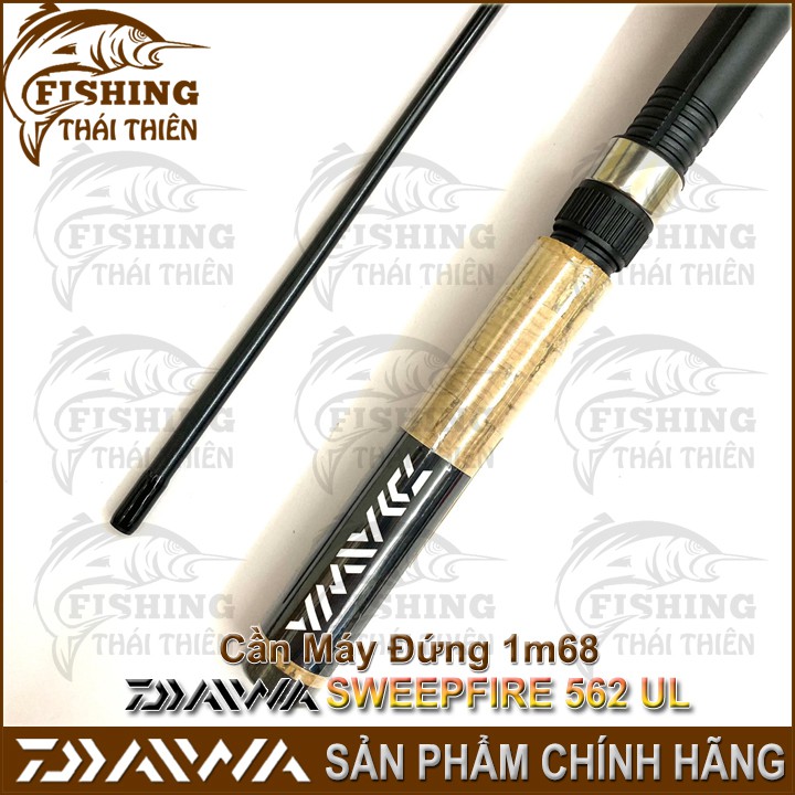 Cần Câu Cá Daiwa Sweepfire 562Ul Cần Lure UL Máy Đứng 1m68 Hàng Chính Hãng Made In Việt Nam