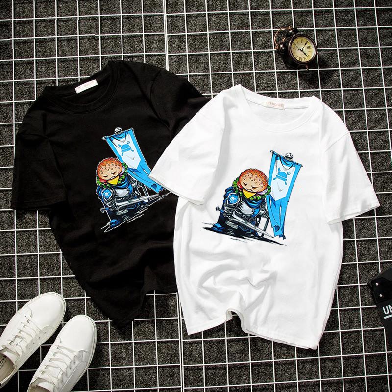 Áo thun nam nữ hamburger siêu nhân form rộng vải dày mịn 2020T2807