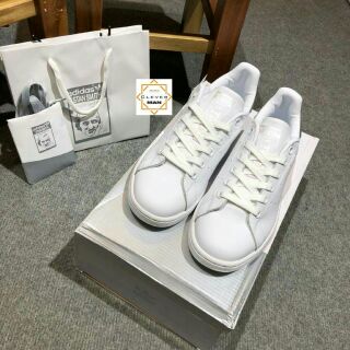 giày thể thao STAN SMITH gót bạc silver