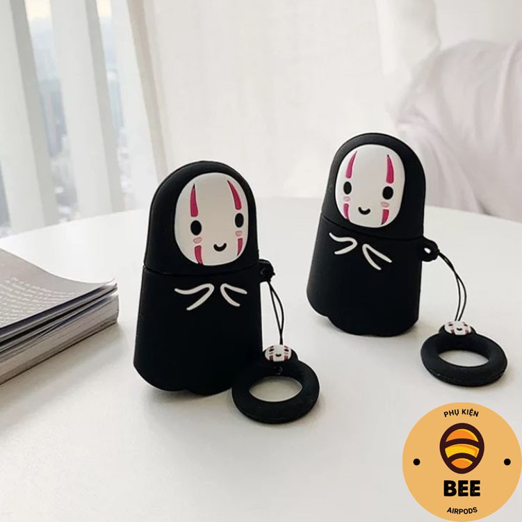 Case Airpod 1 2 Pro Vô Diện Kèm Móc Treo Chất Liệu Silicon Dẻo - BEE SHOP