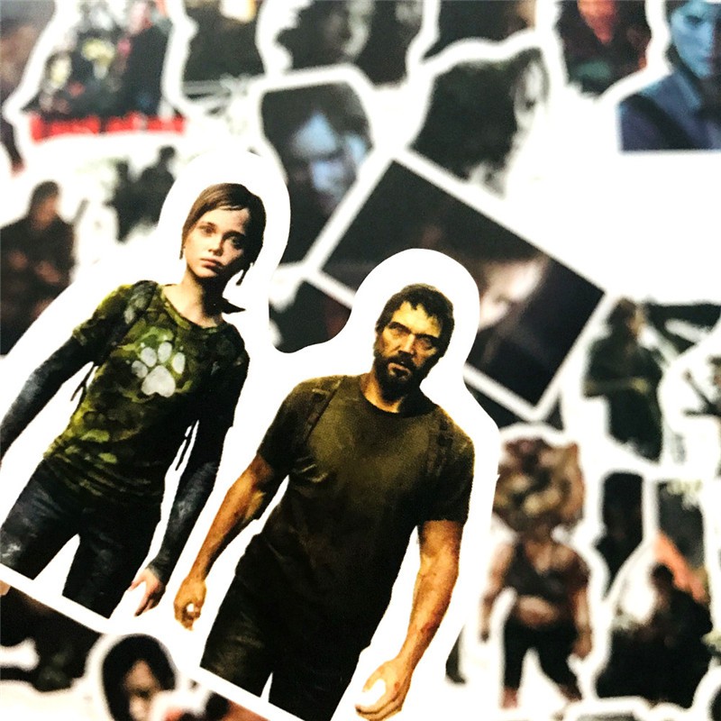 Z Bộ 50 Miếng Dán Trang Trí Chống Thấm Nước Hình Game The Last Of Us-Series 2style