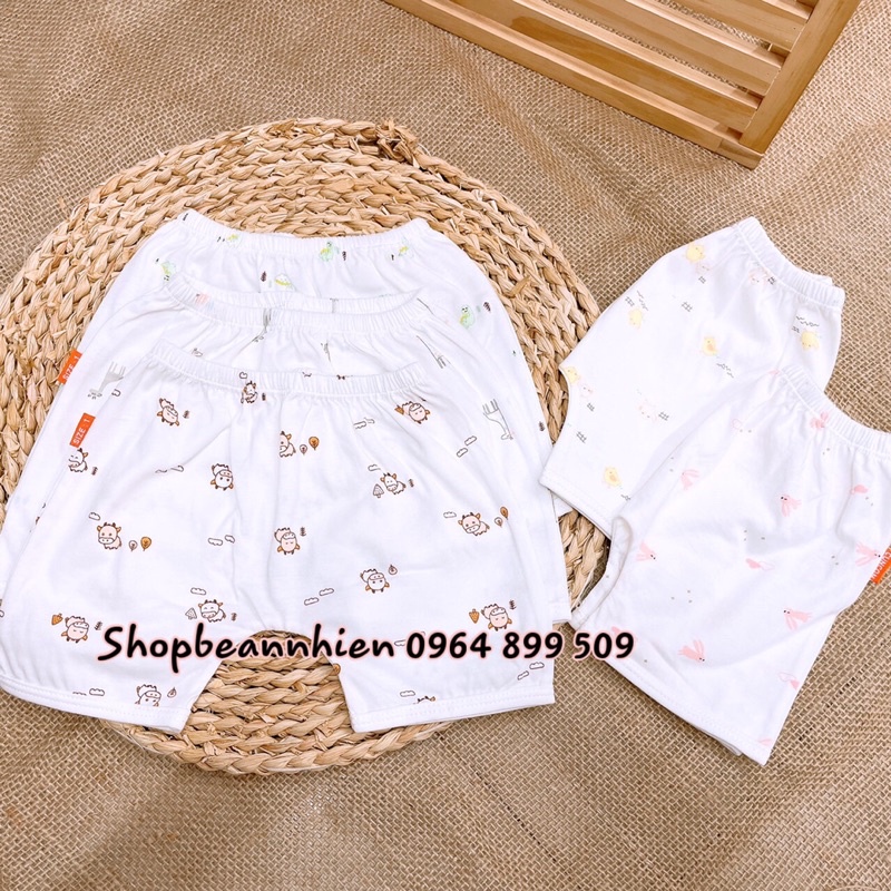 Bộ tay ngắn quần ngắn cotton Cún Con