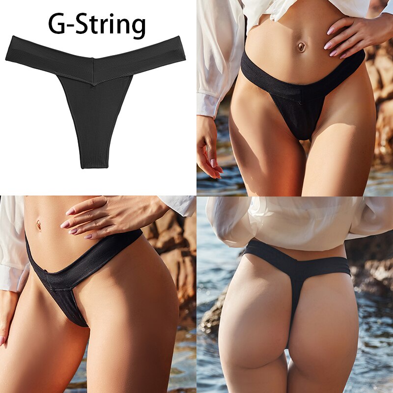 Cute Byte  Set 2 quần lót nữ lọt khe màu sắc thời trang