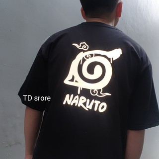 Áo thun phản quang Naruto dành cho fan anime cực chất