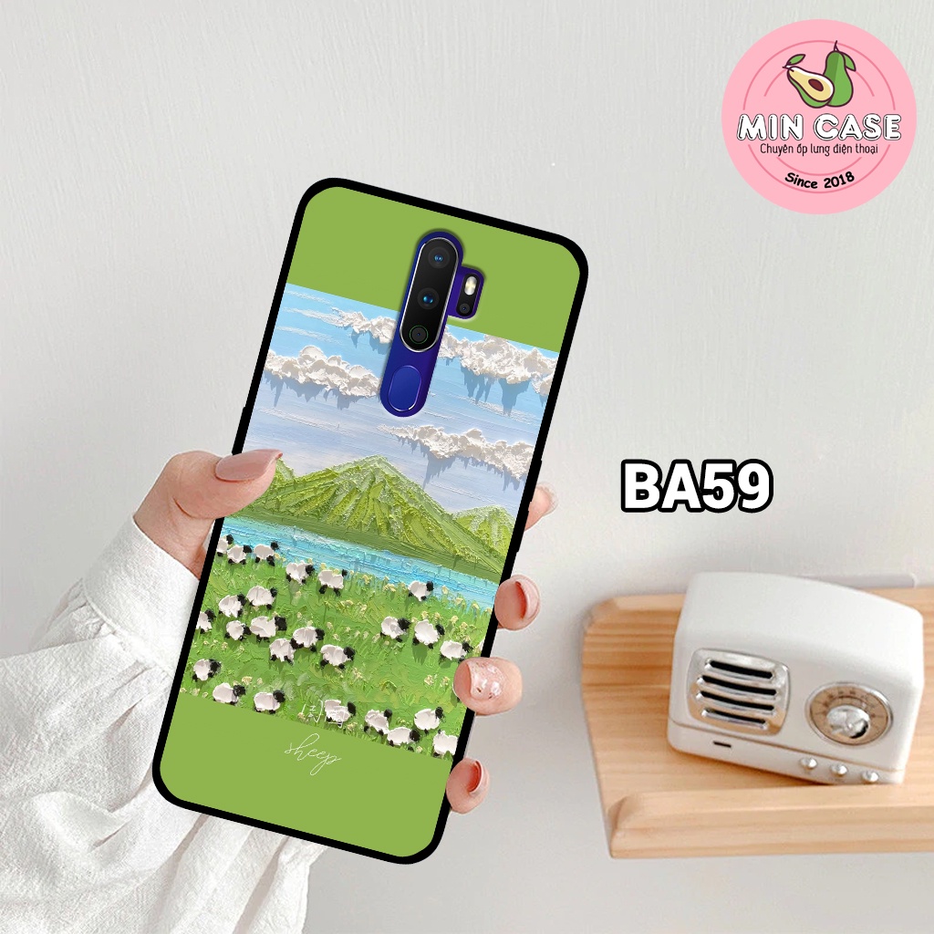Ốp lưng điện thoại OPPO F11/ F11 PRO/ A5 2020/ A9 2020/ RENO 2F/ RENO 2 in hoa vintage xinh xắn